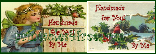 handmade gift tags printable free